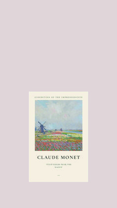 a book cover with an image of a windmill in the distance and flowers on the ground