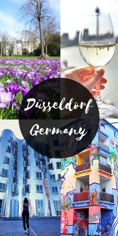 a collage of photos with the words dissellof germany in different languages