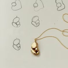 Mother's hug necklace - this is a gold-plated mother's baby necklace. This birthing necklace is a unique gold jewelry piece that will make a touching new mom-baby gift. Modern Hipster, Push Present, Unique Gold Rings, Mom Pendant, Baby Mom, Minimalist Earrings Studs, Stacked Earrings