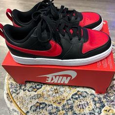 New Nike Court Borough Low 2 Size 6.5y Https://Www.Nike.Com/T/Court-Borough-Low-Recraft-Big-Kids-Shoes-Ddk0q4/Dv5456-600 Big Kids, Nike Court Borough Low 2, Nike Court Borough Low, Nike Shoes New, Nike Court Borough, Nike Red, Kids Nike, New Nike, Kids Shoes