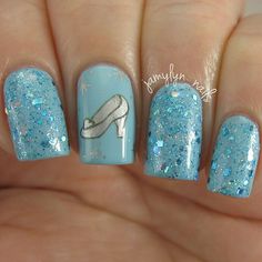 Disney Princess Nails, Disneyland Nails, Nail Polish Art, Nails Prom, Nails For Kids