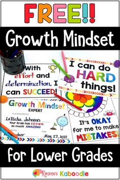 free growth minds for lower and upper grade students