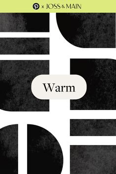 a book cover with black and white circles on it, the title is'warm '