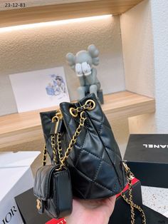 1:1 Replica Bags  Measurements: 19 x 18 cm / 74 x 7 inches   This Product Is Of The Best Quality.  The Production Time Is 3-5 Working Days.  Includes Box, Dust Bag, Care Manual, Booklet, Card, Bill Of Sale… High-end Black Backpack Shoulder Bag, Luxury Black Backpack For Evening, High-end Black Backpack, Luxury Black Evening Backpack, Elegant Black Backpack With Gold-tone Hardware, Gold Luxury Backpack, Designer Gold Bucket Bag For Travel, Luxury Backpack Shoulder Bag With Gold-tone Hardware, Luxury Black Bucket Bag With Gold-tone Hardware