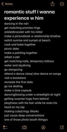 Stuff I Want, Things To Do With Your Boyfriend, Romantic Stuff, Creative Date Night Ideas, Romantic Date Night Ideas, Creative Dates, Cute Date Ideas, Relationship Lessons, Menstrual Health