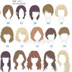 the different types of wigs for girls with long hair and bangs on each side