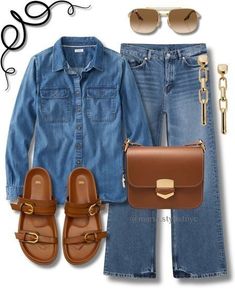 Lydia Tomlinson, Denim Shirt Outfit, Inspiration Dress, Fifties Fashion, Dress Denim, Everyday Fashion Outfits, Preppy Casual, Evening Outfits, Casual Chic Outfit