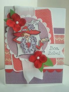 a close up of a greeting card with flowers on the front and bottom corner,