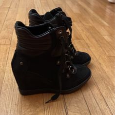 Guess Black Multi Suede Leather Boots. Size 7. 3” Inch . Stylist Vivienne Westwood Pirate Boots, Swaggy Shoes, 00s Shoes, Goth Fits, Goth Shoes, Shoe Ideas, Glam Photoshoot, Fall Boots, Fall 24