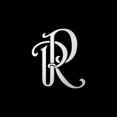 the letter r is shown in white on black