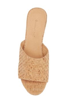 Cork detailing brings an organic-inspired feel to this summery sandal set on a platform and block heel. 3" heel; 1 1/4" platform (size 8.5) Cushioned footbed Cork upper/leather lining/rubber sole Imported Sandals, Heels, Nordstrom, Sandal Women, Platform Sandals, Block Heels, Rubber Sole, Cork, Womens Sandals