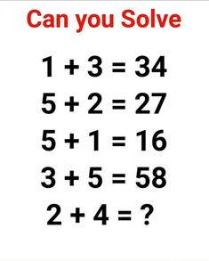 a sign that says can you solve 1, 3, 4, 5 and 6?