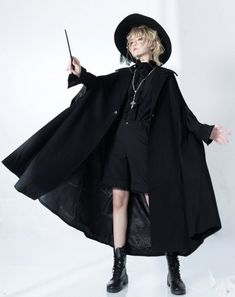 Long Cloak, Knight Outfit, Prince Clothes, Fantasy Clothing, Character Outfits, Lolita Fashion, Cloak, Aesthetic Clothes