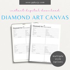 two diamond art canvass with the text, what digital standards are used for?