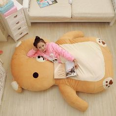 Bedroom Bean Bags, Giant Stuffed Animals, Bear Bed, Charmmy Kitty, Cute Pillows, Cute Stuffed Animals, Bear Stuffed Animal