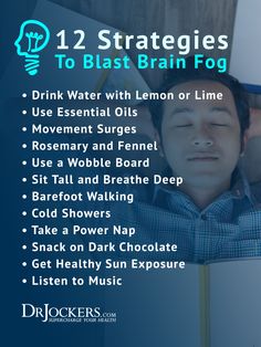 Top 12 Strategies to Blast Brain Fog - DrJockers.com Brain Fog Remedies, Migraine Headaches, Brain Fog, Brain Function