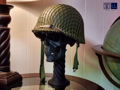 "The Product: This in a non-illuminated version of my table-top pedestal helmet display with the skull accessory. This is a custom 3D-Printed piece. Uniquely showcase your headgear when not in use, be it tactical, sport, or collectible! A great addition to your home office, gaming set-up, or even garage.  Specifications:  Printed in PLA Helmet height position can be adjusted roughly 1.75\" to accommodate various examples of headgear. Production Time: 3 - 10 business days. Product Disclaimer: These are 3D Printed parts, and they may have minor imperfections. I will carefully post-process each piece and inspect for quality, and parts that don't meet expectations will be reprinted. I will contact you in the event that this causes any delay in shipping time." Helmet Display, Home Office Gaming, Pedestal Display, Skull Accessories, The Skull, Set Up, Wall Hangings, 3d Printed, Home Office