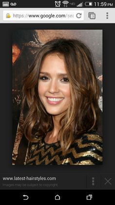 Brunette Bob Haircut, Medium Brunette Hair, Jessica Alba Hair, Rambut Brunette, Brunette Bob, Hair Styles 2014, Hair And Beauty, Mid Length Hair, Long Hairstyles