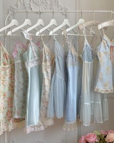 Princess Aesthetic, Clothes Rack, Vintage Lingerie, Mode Vintage, Blue Aesthetic, The Clothes, Dream Wardrobe