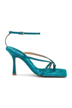 Lounge Carpet, Bottega Veneta Stretch Sandals, Teal Sandals, Turquoise Sandals, Bottega Veneta Sandals, Teal Heels, Bottega Veneta Shoes, Latest Sandal, T Strap Flats