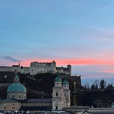 Paul O’Neil on Instagram: "📍 Salzburg, Austria

Photo taken from the rooftop bar of Hotel Stein, a great place for a drink and a view. 

#hohensalzburg #salzburgcastle #visitaustria #sunsetviews #europeancastles" Visit Austria, European Castles, Salzburg Austria, Rooftop Bar, Sunset Views, Salzburg