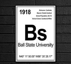 a black and white sign hanging on the side of a brick wall that says cleveland state university