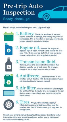 an info sheet with instructions on how to use the engine and oil in a car