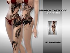 Lounacutex Tattoo Sims 4 Cc Patreon, Sims 4 Dragon Tattoo, Sims 4 Cc Skin Overlays Male, The Sims 4 Cc Tattoos, Sims 4 Dragon, Sims Tattoos, Sims Download, Sims 4 Cheats