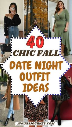 Cute Outfit Ideas For Date Night, Dinner Date Fall Outfit, Outdoor Fall Party Outfit, Fall Outfit Night Out, Out To Dinner Outfit Fall, Date Night Outfit Over 50 For Women, Date Night Beauty Outfit, Day Date Outfit Fall, Cute Fall Date Outfits