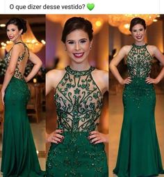 Prom Dresses With Open Back, Emerald Prom Dresses, Cheap Evening Gowns, Green Evening Gowns, Fitted Prom Dresses, Mint Green Dress, Prom Dresses Sleeveless, High Neck Sleeveless