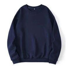 Solid Round Neck Thermal Lined Sweatshirt In Navy, Size M New In Packaging. In Excellent Condition. Original Price $20.00. Navy Blue Sweatshirt, Women Sweatshirts, Casual Sportswear, Blue Sweatshirt, Long Sleeve Casual, Casual Outfit, Pullover Sweatshirt, Denim Women, Nasa