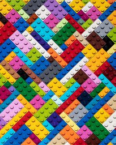 a multicolored background made up of legos