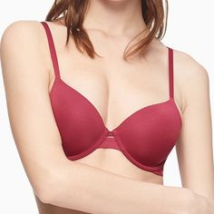 Nwt Calvin Klein Perfectly Fit Flex Lightly Lined Bra. Size 38c Sold Out Online. Red Bra With Removable Pads, Elegant Fitted Red Bra, Elegant Red Bra Partially Lined, Elegant Red Partially Lined Bra, Fitted Elegant Calvin Klein Bra, Elegant Fitted Calvin Klein Bra, Elegant Calvin Klein Underwire Bra, Calvin Klein Fitted Underwire Bra, Calvin Klein Elegant Underwire Bra