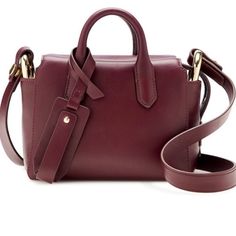 Meet J. Crew's New Collection Of Have-Forever Handbagsthey Specially Designed Each To Be Extra Monogram-Friendly (Fyi), With Hardware-Free Front Flaps. The Mini Satchel Is Crafted From Italian Leather With An Adjustable, Removable Strap And A Back Pocket To Keep You Organized. Italian Leather. Import. 5 1/2"H X 7 ¼"W X 4"D. 2 1/2" Handle Drop. 22 1/2" Strap Drop. Removable, Adjustable Strap. Toddler Accessories, Leather Satchel Bag, Leather Handbags Crossbody, Mini Handbags, Mini Crossbody Bag, Mini Crossbody, Leather Items, Leather Mini, Leather Satchel