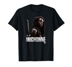 PRICES MAY VARY. Featuring Michonne front and center, this comfortable gear from The Walking Dead lets you take your favorite character with you everywhere you go. Officially Licensed AMC The Walking Dead Lightweight, Classic fit, Double-needle sleeve and bottom hem Walking Dead, The Walking Dead, Branded T Shirts, Favorite Character, Top Styles, Fashion Branding, Walking, T Shirts, T Shirt