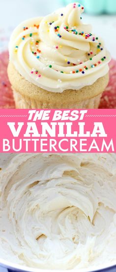 the best vanilla buttercream recipe ever