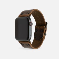 Inspired by the rugged leather straps of history, our American-made Apple Watch bands are hand pounded with care and attention to detail. Crafted from a single piece of full grain leather, they will continue to look better with age, unbending from the trends that come and go. Our leather Apple Watch bands are carefully crafted to fit all Apple Watch models, including the latest Series 10 and Apple Watch Ultra 2. Designed for universal compatibility, our bands provide both style and functionality Vintage Leather Strap Watch Bands For Everyday Use, Vintage Leather Watch Accessories For Everyday Use, Vintage Leather Watch With Bracelet Strap, Masculine Brown Leather Watch, Vintage Leather Watch Bands With Waxed Finish, Adjustable Vegetable Tanned Leather Watch Bands With Strap, Adjustable Vegetable Tanned Leather Watch Band, Adjustable Vegetable-tanned Leather Watch Bands, Rugged Watch Accessories With Leather Strap For Everyday Use