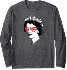 Queen Elizabeth Ii Sunglasses British Crown Union Jack Meme Long Sleeve Queen Elizabeth Shirts, Jesus Tshirts, Union Jack, Queen Elizabeth Ii, Elizabeth Ii, Queen Elizabeth, Long Sleeve T Shirt, Long Sleeve Tshirt, Crown