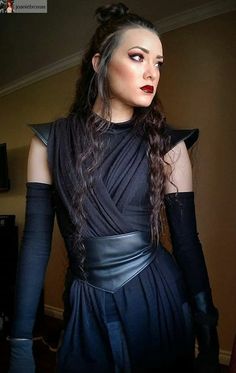 Female Jedi, Star Wars Makeup, Jedi Outfit, Rey Cosplay, Jedi Cosplay, Jedi Costume