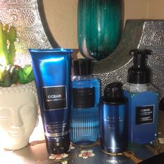 Bath And Bodyworks Men’s Collection Ocean Gift Set Body Wash Body Spray Body Cream Hand Wash Men Hygiene, Best Body Wash, Mens Body Wash, Routine Aesthetic, Best Fragrance For Men, Ocean Gifts, Bath Body Works Candles, Mens Soap, Bath And Body Work