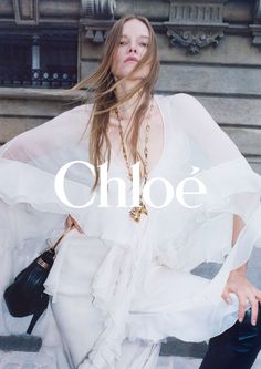 Chloé's Fall 2024 Campaign is a Parisian Fantasy Posing Outdoor, Campaign Fashion, Blonde Hair Inspiration, Fall 24, Paris Apartments, 1920s Fashion, Beauty Editorial