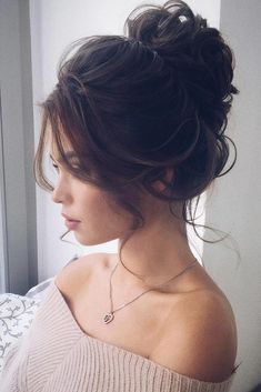 Wedding Bun, Wedding Bun Hairstyles, Hairdo Wedding, Hairstyles Wedding, Wedding Hair Inspiration, Penteado Cabelo Curto, Inspiration Wedding, Planning Ideas, Wedding Hair And Makeup