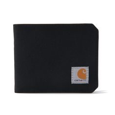 If a leather wallet doesn't stand a chance on your jobsite, this Carhartt duck wallet is a durable option for you. Not only water-repellent on the outside, it has a water-resistant interior too. Throw in rugged Cordura, and this thing's virtually indestructible. The slim bifold design includes four pockets, one ID slot, and one bill pocket. Carhartt 4.5" X 3.5" X 1" Black Nylon Softshell Wallet (1-Bag) Leather | B000023500199 Leather And Canvas, Billfold Wallet, Best Wallet, Minimalist Wallet, Bifold Wallet, Carhartt Mens, Black Nylons, Old And New, Wallet Men