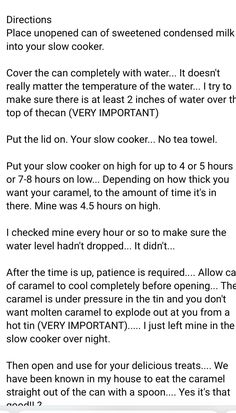 the instructions for cooking with an oven