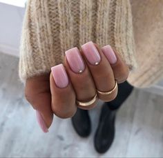 Pale Nails, Romantic Nails, Manicure Gel, Classic Nails