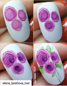 Aqua Nails, Fruit Nail Art, Unghie Nail Art, Art Deco Nails, Airbrush Nails, Nail Art Designs Diy