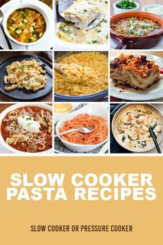 Pasta and the slow cooker go together in a wonderful way and you'll love this collection of Slow Cooker Pasta Recipes. You can add pasta to your slow cooker without pre-cooking, and everyone loves pasta meals! [found on Slow Cooker or Pressure Cooker] #SlowCookerPastaRecipes #CrockPotPastaRecipes Discover a rich slow cooker pasta recipe. It is sure to impress all. Slow Cooker Pasta Recipes, Crockpot Pasta Recipes, Slow Cooker Casserole, Pasta Meals, Slow Cooker Pasta, Vegetarian Pasta Recipes, Main Course Dishes, Healthy Recipes For Diabetics