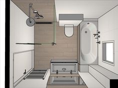 a drawing of a bathroom with toilet, sink and shower