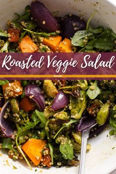 a white bowl filled with vegetables and grains