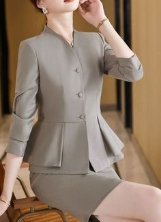 Office Formal Wear, Work Suits For Women, Women Office Wear, Office Wear Outfit, Elegant Office Wear, Office Wear Dresses, Stylish Office Wear, Business Dress Women, Fancy Short Dresses